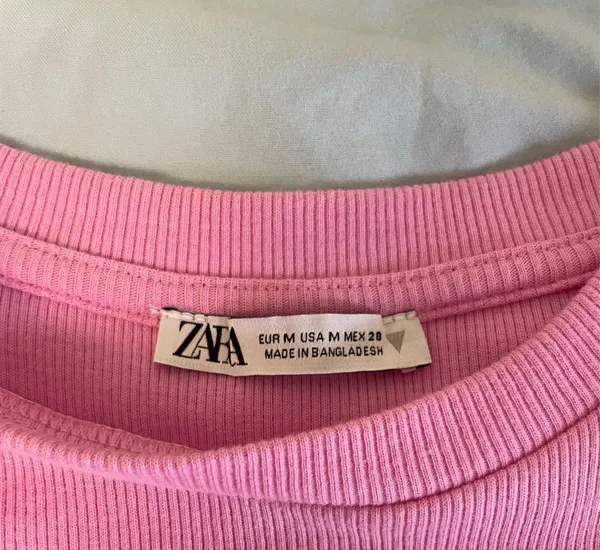 Pink Ruffle ZARA Top - Image 3