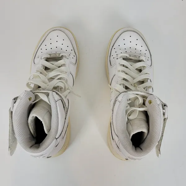 Nike Air Force 1 82' Women's Sneakers 7.5 White Mid Top Lace Up Athletic Shoes - Image 5