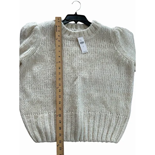 Anthropologie Greylin Dory Sweater Women's Size Small Cream‎ Chunky Knit #RR-1 - Image 6