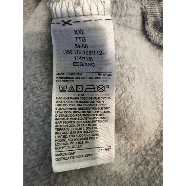 Gap gray leopard print pullover tunic drop shoulder Size XXL - Image 6