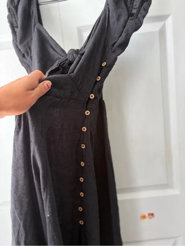Free People Endless Summer Extra Dose Keyhole Cutouts Midi Dress - Image 4