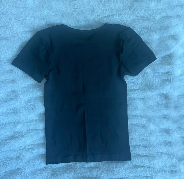 SKIMS Black Short Sleeve Crew Tee - Image 4