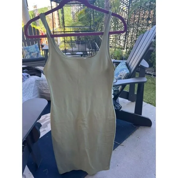 Size‎ Large Zara Casual Green Bodycon Dress - Image 3
