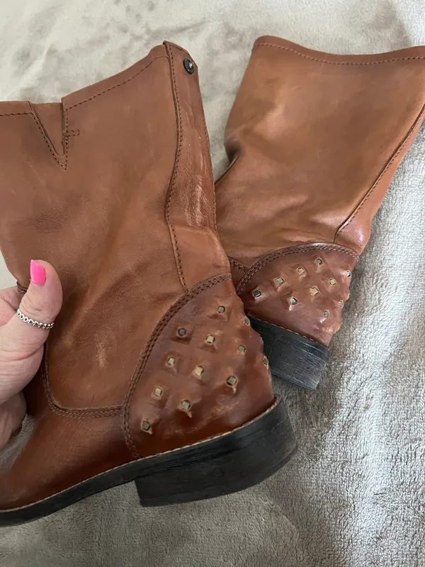 Diesel Distressed Boots - Image 4