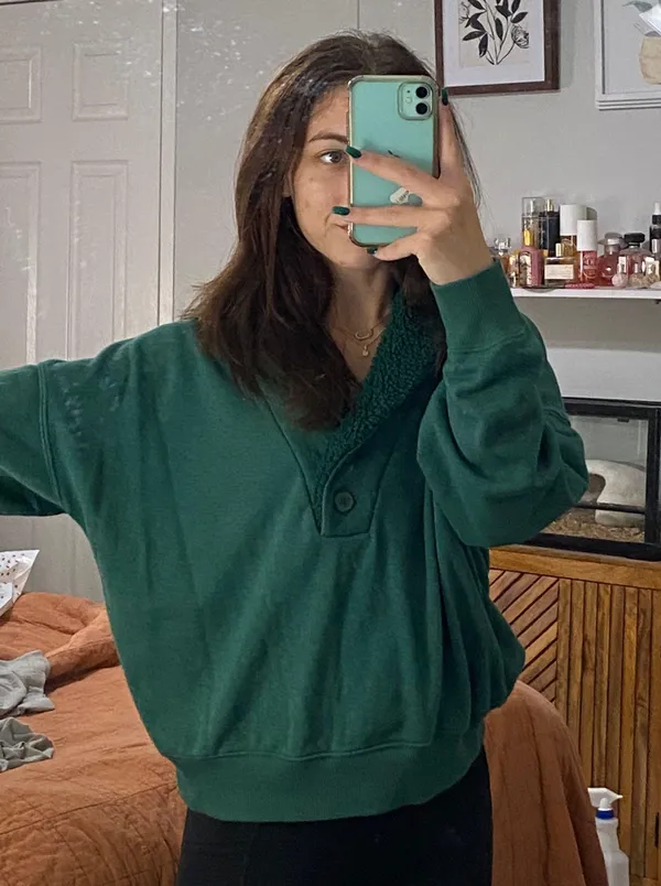 American Eagle Dark Green  Pullover - Image 2