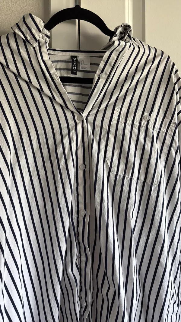 H&M Long Sleeve Shirt Button Down - Image 5