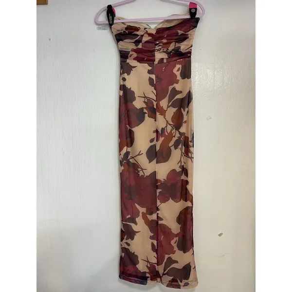 CHELSEA AVENUE TALLULAN MIDI DRESS -color PLUM Size S - Image 7