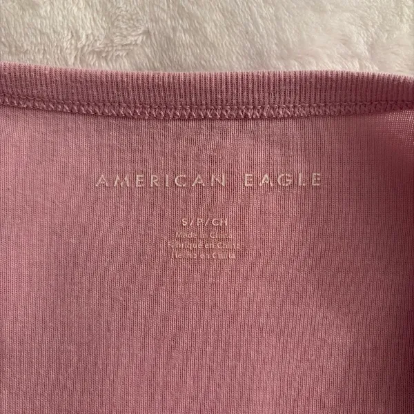 American Eagle Pink Baby Tee - Image 2