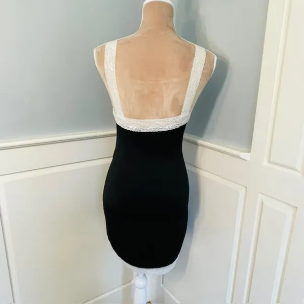 Tiger Mist Bodycon Lingerie Coquette Slip Dress Lace Size Medium - Image 5