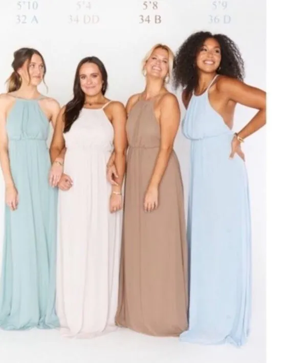 Show Me Your Mumu Amanda halter maxi dress in white NEW LARGE - Image 3