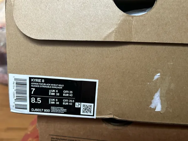 Nike Kyrie 8 Citron Tink Black Wheat Golf - Image 17