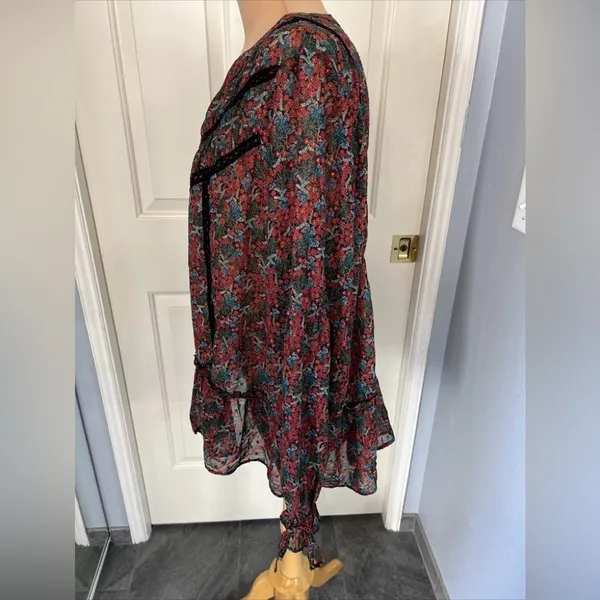 Matilda Jane Floral Carol Top Boho Peasant Prairie Hippie Cottagecore Womens XXL - Image 6