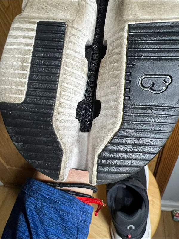 On Running Black Athletic Sneakers with White Soles - Image 6