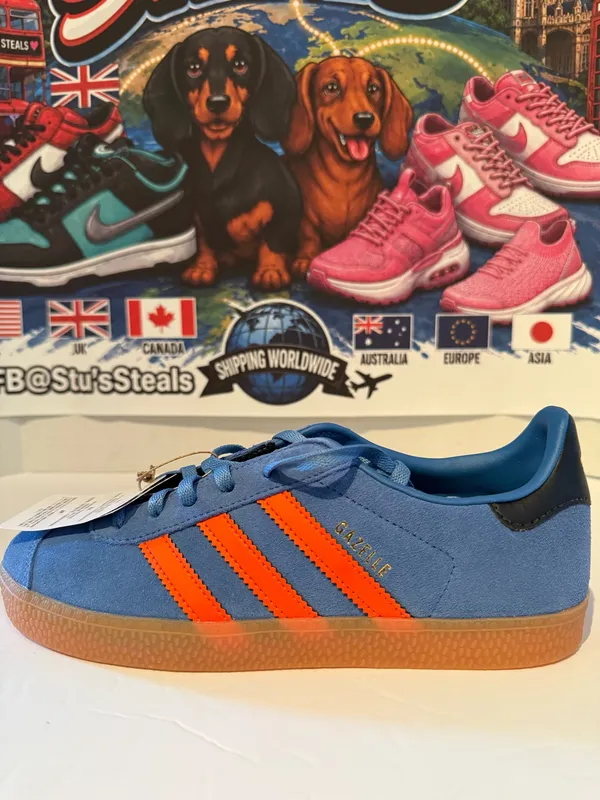 Adidas Gazelle J size 6.5W/5.5M - Image 2