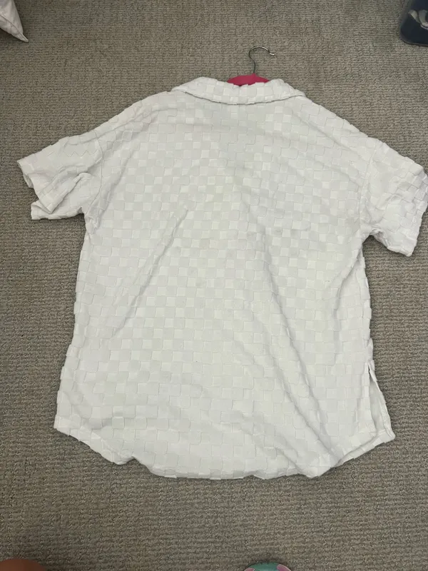 Rhythm Jacquard Terry Shirt - Off White - Image 9
