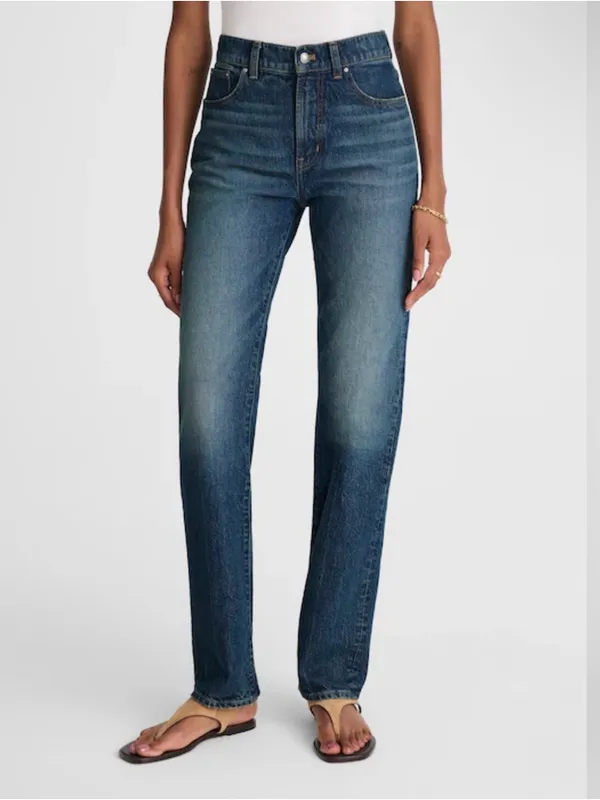 Madewell Women’s Longline straight leg jeans - Image 4