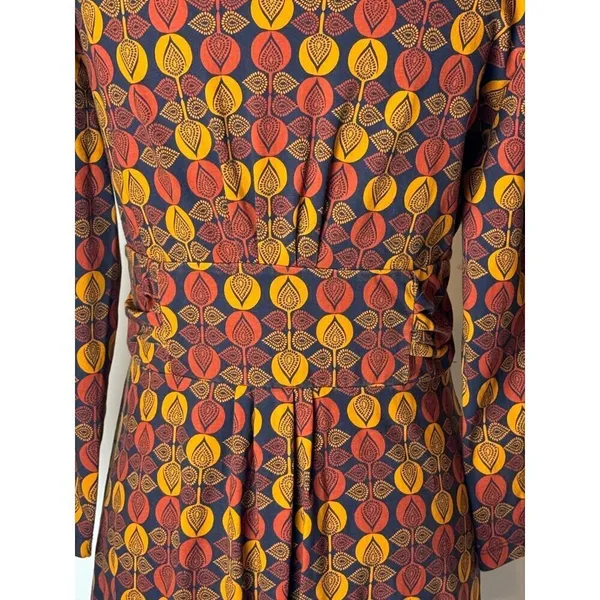 Patagonia‎ Dress Women Medium Orange Bijou Dot Bengal Margot Mini Athleisure - Image 9