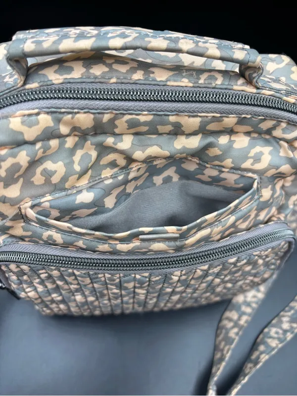 Lug Ranger Bag Crossbody Pearl Leopard Cheetah Pockets Travel Purse Strap - Image 3