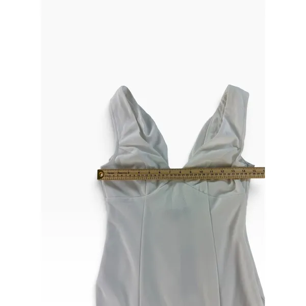Lulus White Halter Mini Dress  S - Image 6