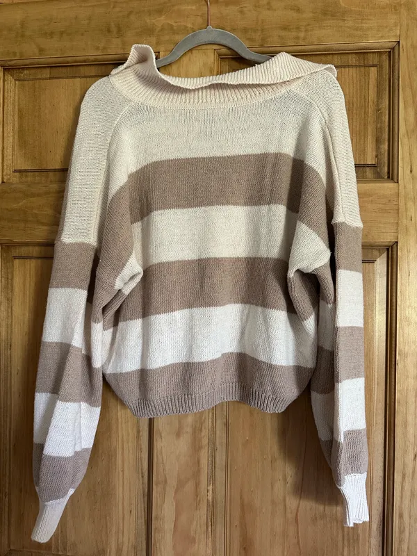 Lulus Striped Sweater - Image 6