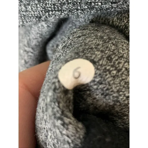 Lululemon Scuba hoodie sweatshirt full zip gray women's size 6 - Image 3