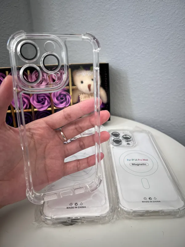 Iphone 16 pro max Clear Case Acrylic New - Image 2
