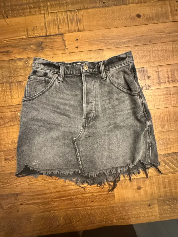 WE THE‎ FREE Black Maverick Denim Mini Skirt - Image 2
