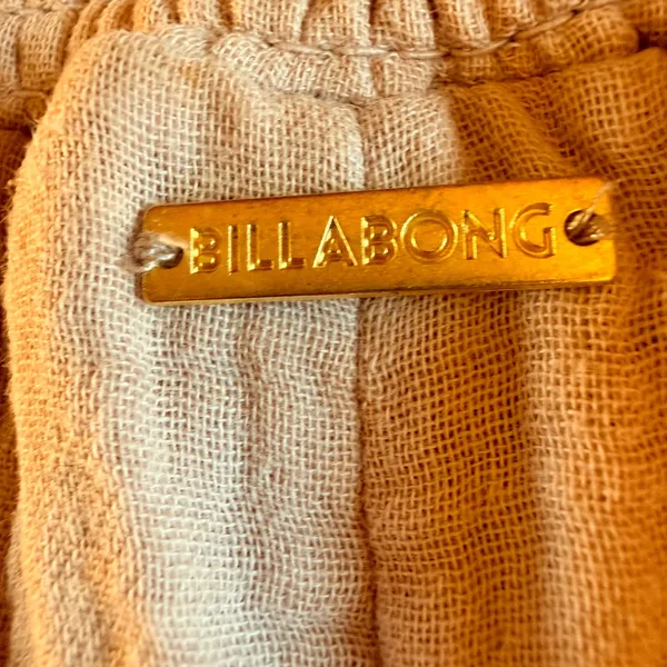 NEW Billabong In The Waves Gauze Short Pink High Waisted Cotton M Pockets - Image 7
