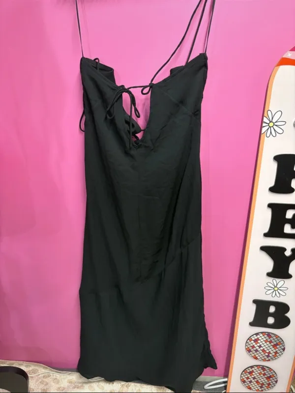Abercrombie black midi dress size M - Image 2