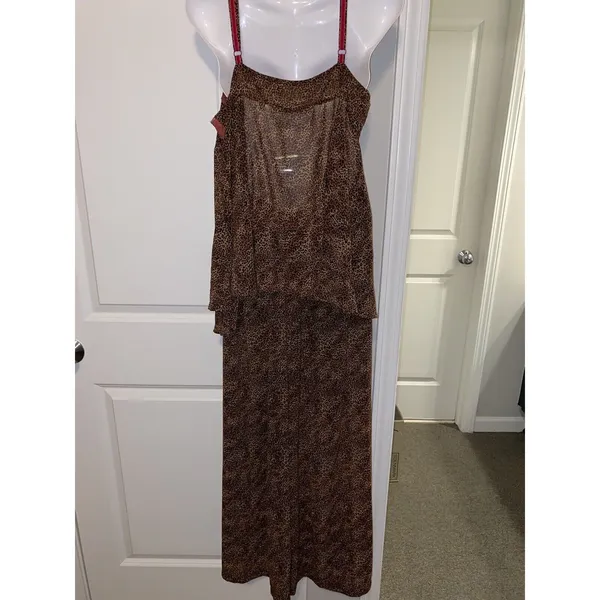 Victoria’s Secret lingerie vintage Y2K leopard print teddy & Bottoms EUC Sz L - Image 16