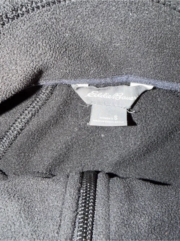 Eddie Bauer Black Women's Full-Zip Fleece Jacket - Image 3