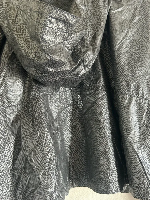 EUC Free People Diamond Back Reflective Jacket XS - Image 6