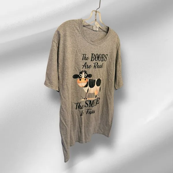 Fruit of the Loom Gray T-Shirt - Image 4