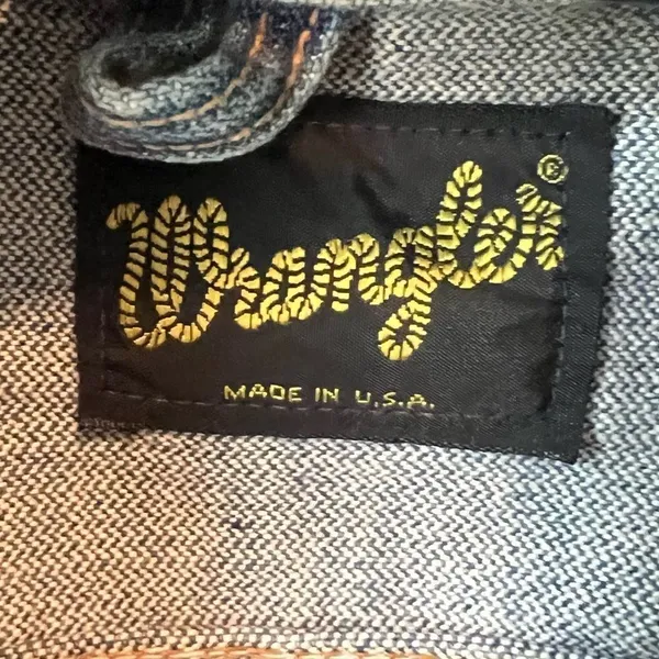 Wrangler Owl Embroidered Jean Trucker Jacket Vintage 70’s - Image 11