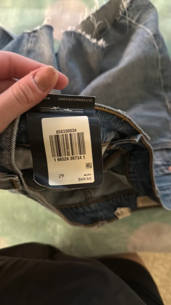 Levi’s 501 Shorts Denim High-Rise - Image 3