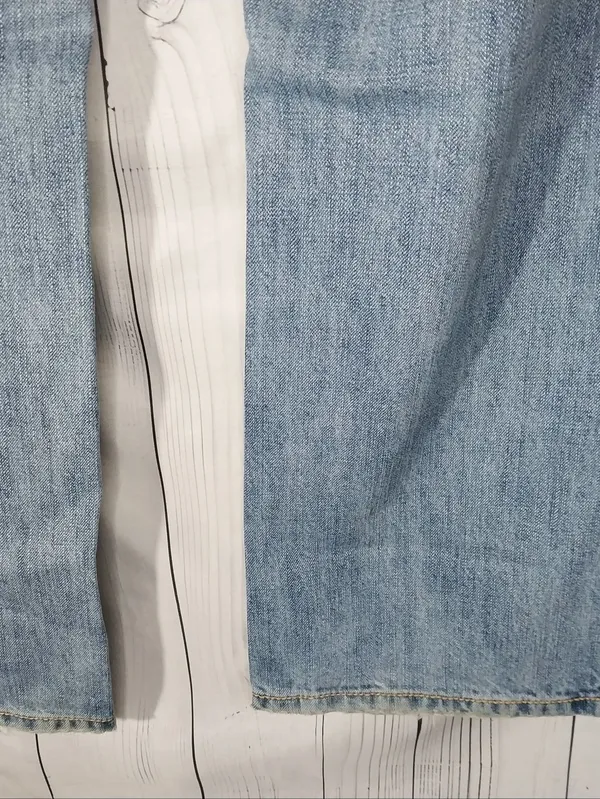 American Eagle Outfitters Light Wash Low-Rise Distressed Bootcut/Flare Y2K Jeans - Image 12