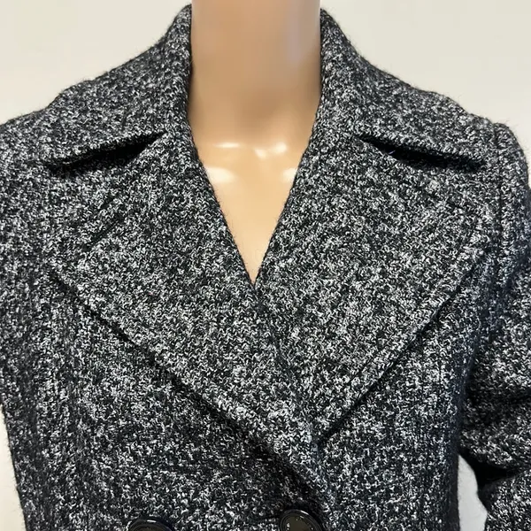 Calvin Klein Double Breasted Wool Pea Coat size 6 - Image 3