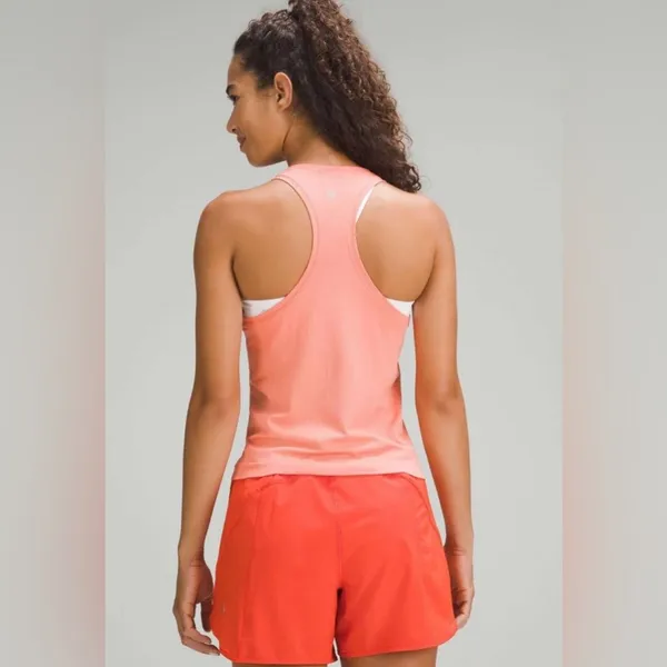 NWT Lululemon Swiftly Tech Racerback Tank 2.0 Race Sunny Coral Size 12 - Image 2