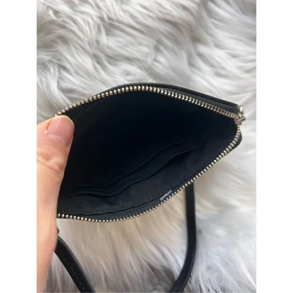 Coach black wristlet older style clutch card wallet purse - Image 4