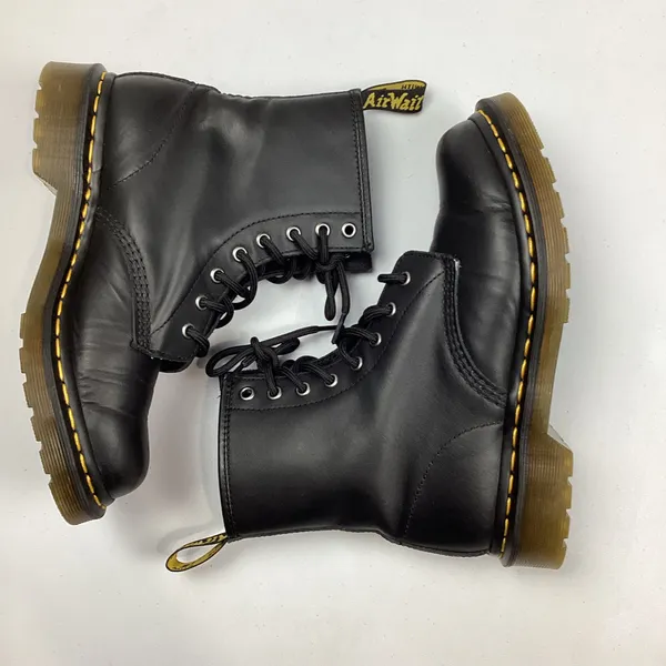Dr. Martens 1460 Black Leather Combat Boots Women’s Size 7 - Image 12