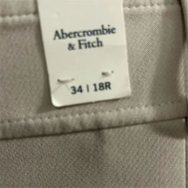 Abercrombie & Fitch Women's Size 18 Beige Chino Pants‎ Tapered Leg - Image 8