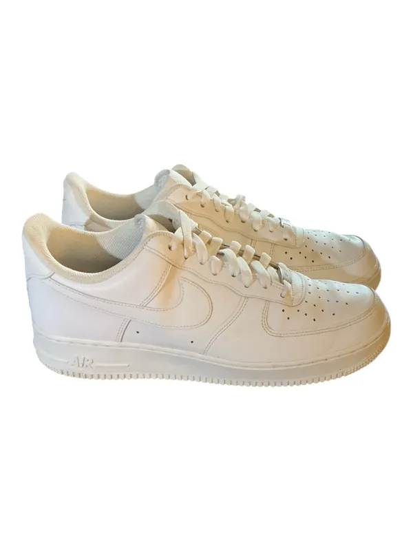 Nike Air Force 1 Low '07 - All White - Men's 10.5 - Great Condition - Image 3