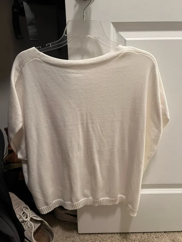 NWOT Oversized Cream Sweater White - Image 6
