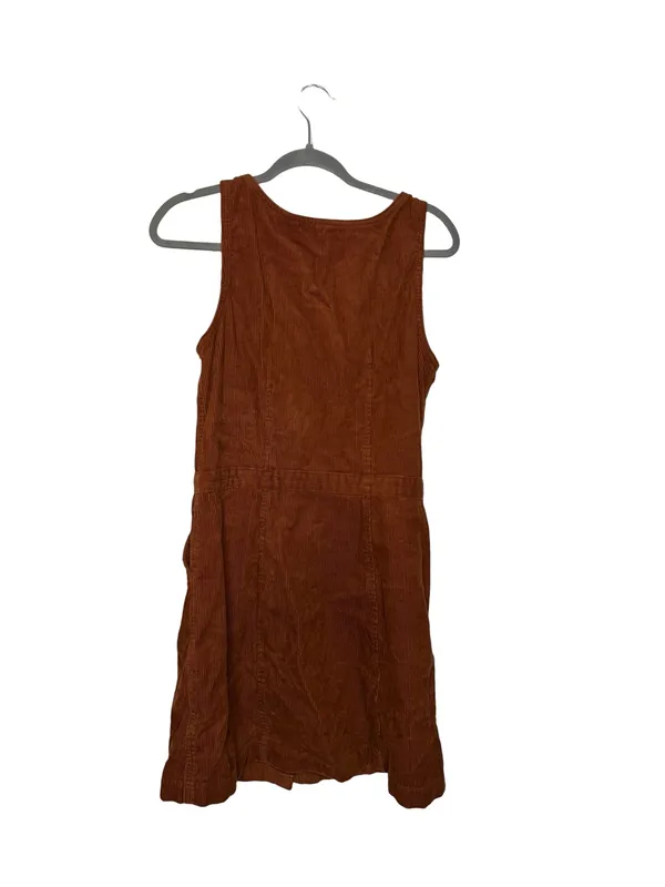✨🤎 Levi’s Corduroy Button Front Mini‎ Dress Brown Sleeveless Size Small 🤎✨ - Image 5