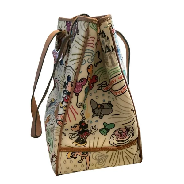 NWOT Dooney & Bourke Disney Parks Sketch Tote Satchel Handbag Large V2 2010 - Image 7