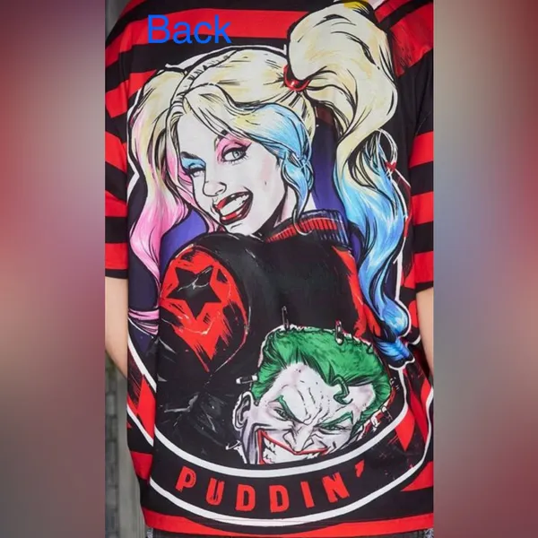 Harley Quinn striped shirt - XXL - Image 3