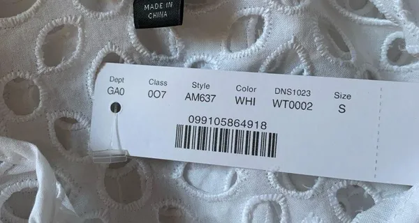 NEW J Crew Tiered Top in Embroidered Eyeles - Image 3