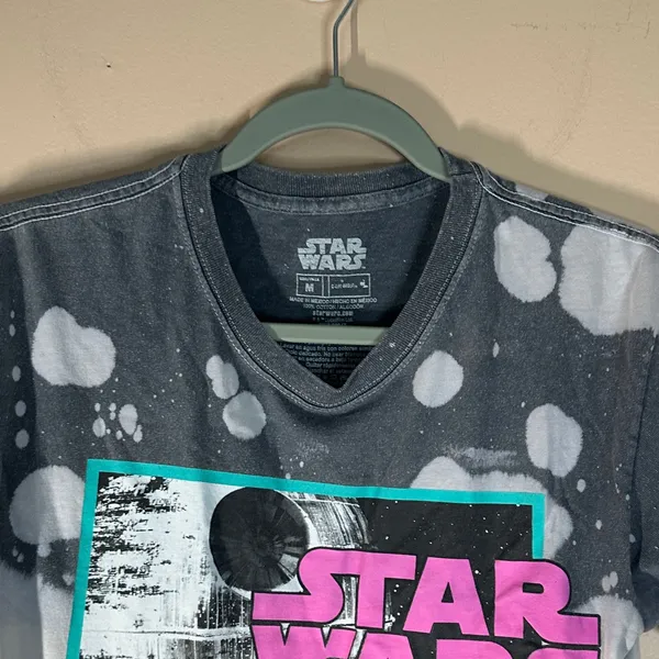 Star Wars Graphic Tee - Black, Gray, Pink, and Blue - Image 5