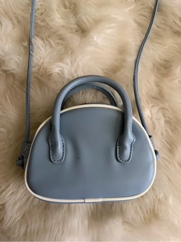 ZARA Mini Crossbody Bag in Light Blue - Image 3