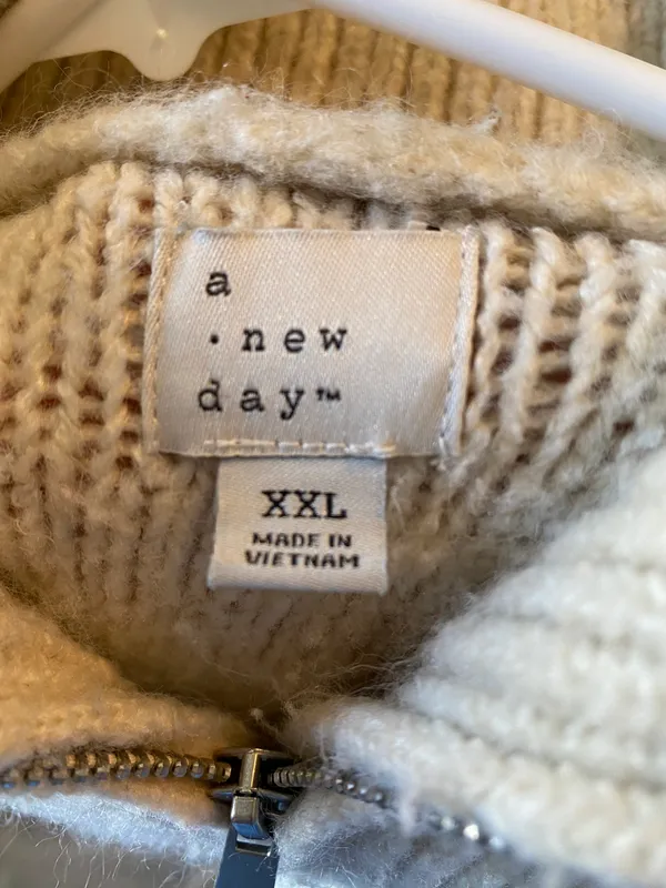 Target A New Day Beige Grandma Sweater - Image 3